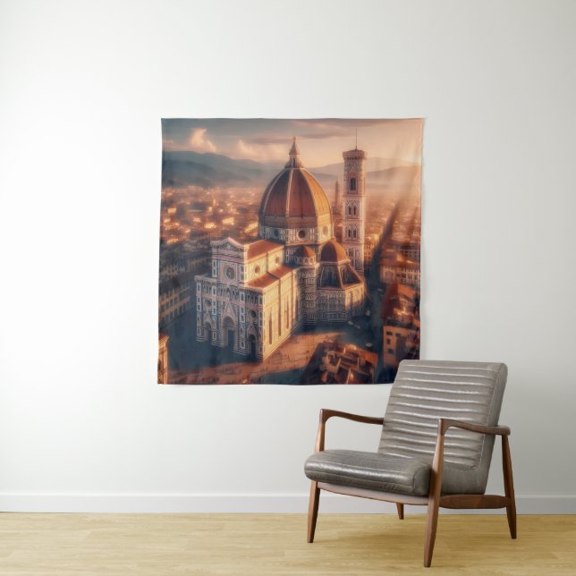 Florence Duomo Santa Maria del Fiore Italien Wandteppich (Beispiel)