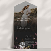 Florence Foto Hochzeitseinladung mit UAWG