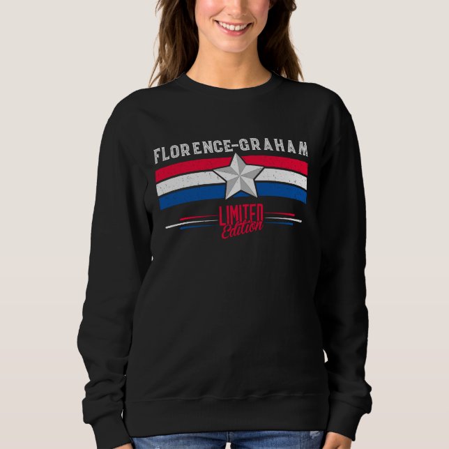 Florence Graham  Retro Vintage   Women Men Sweatshirt (Vorderseite)