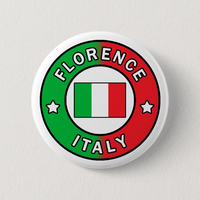 Florence Italy Button (Vorderseite)