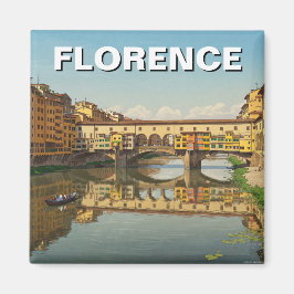 Florence Italy Ponte Vecchio Travel Magnet