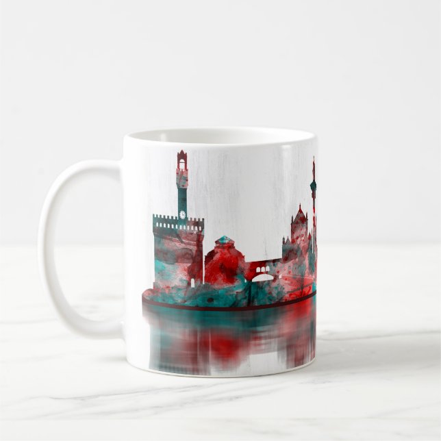 Florence Italy Skyline Kaffeetasse (Links)