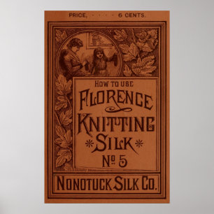 Florence Knitting Seidendecke Poster