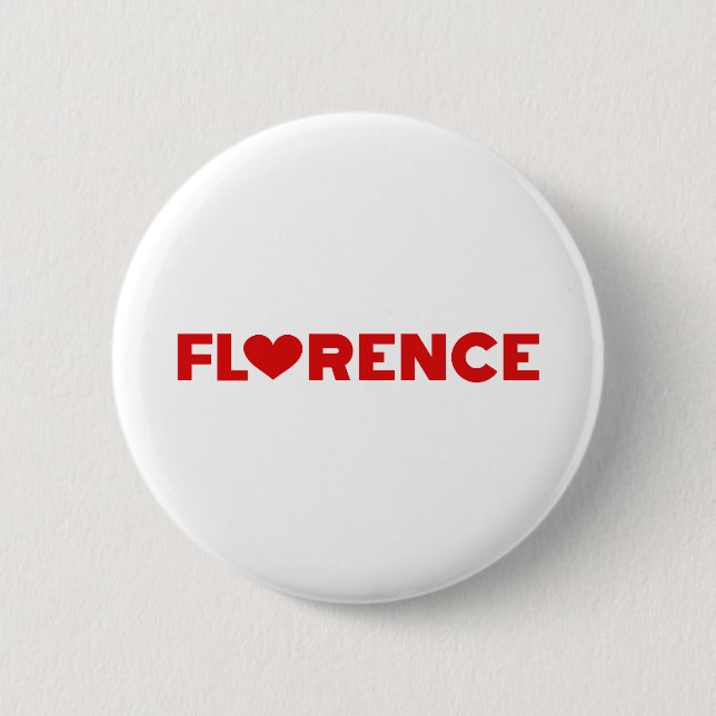 Florence Liebe Button (Vorderseite)