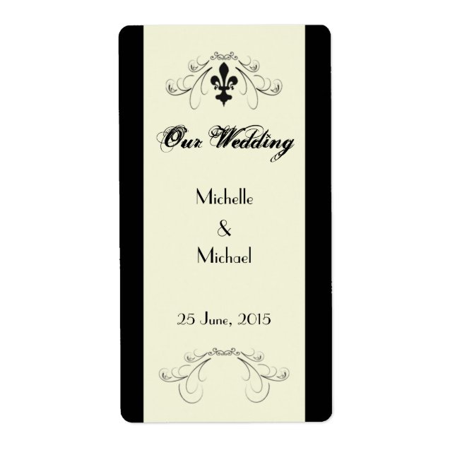 Florence Lilie Wine Labels (Vorne)