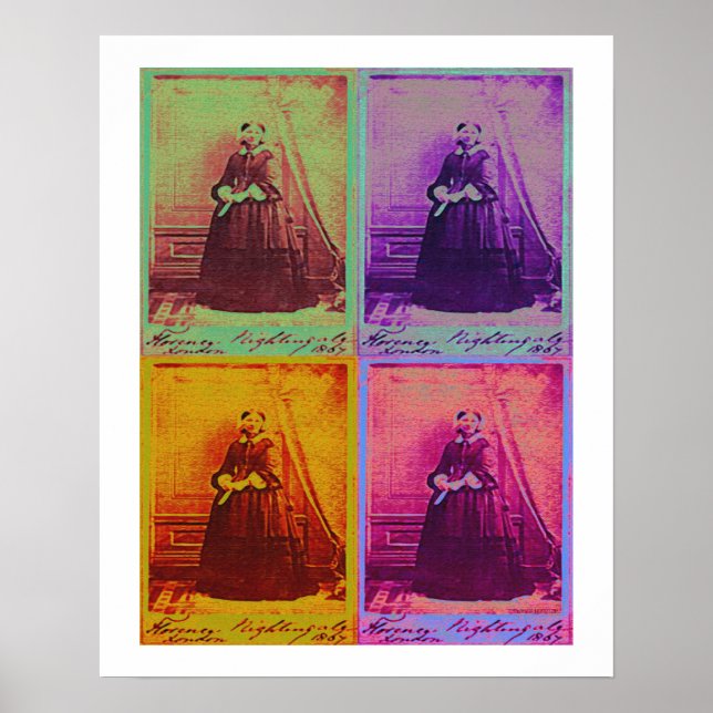Florence Nightingale Colors Poster Print (Vorne)