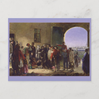 Florence Nightingale erhält die verwundete Scutari Postkarte