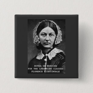 Florence Nightingale:Notes on Nursing Button