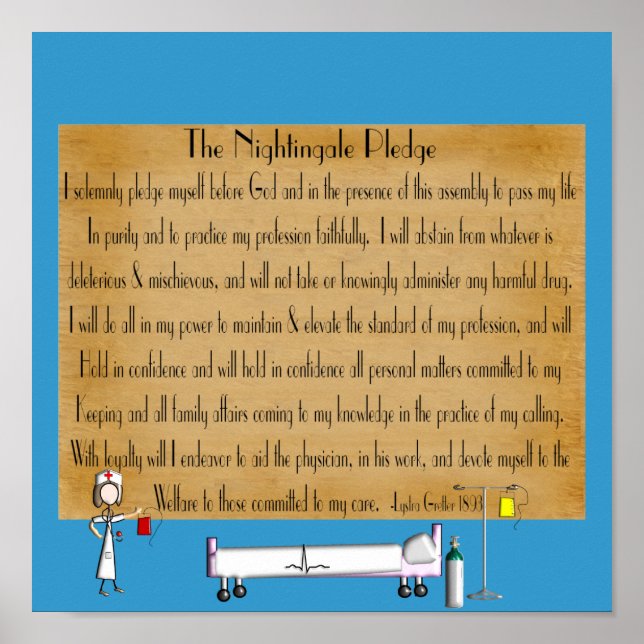 Florence Nightingale Pledge Poster (Vorne)