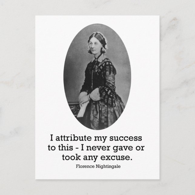 Florence Nightingale Postkarte (Vorderseite)