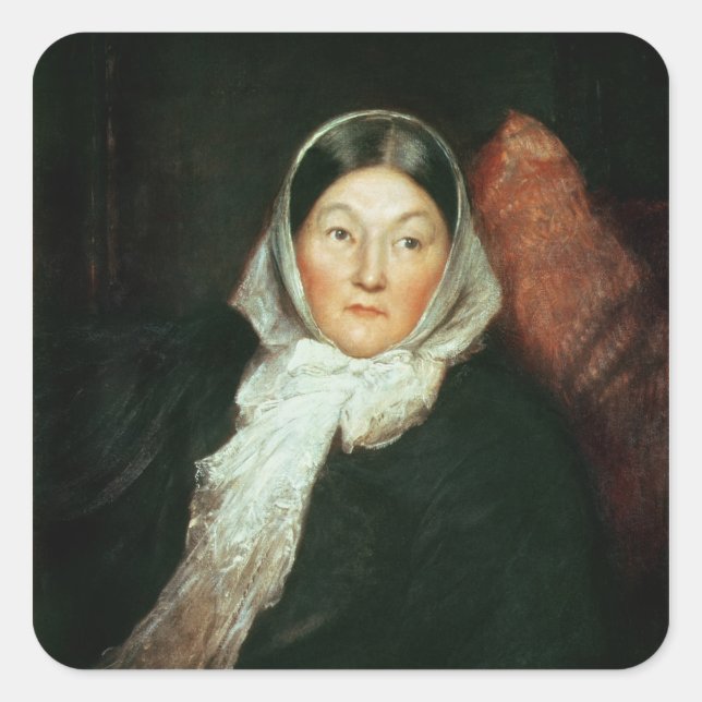 Florence Nightingale Quadratischer Aufkleber (Vorderseite)