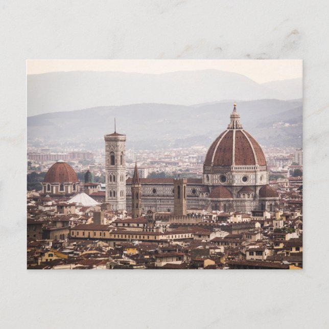 Florence Overlook Postcard Postkarte (Vorderseite)