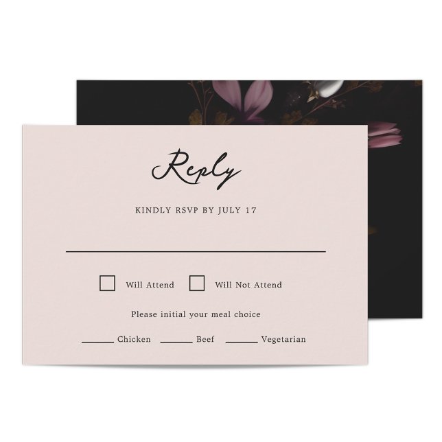 Florence Wedding RSVP Card Karte (Von Creator hochgeladen)