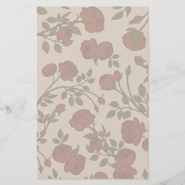 Florentina-Rose Briefpapier (Vorderseite)
