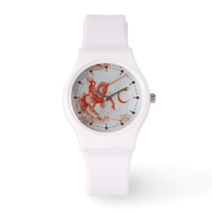 FLORENTINE KNIGHT AUF HORSEBACK-Monogramm Armbanduhr