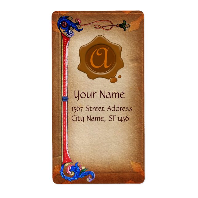 FLORENTINE PARCHMENT BROWWAX SIEGEL MONOGRAM (Vorne)