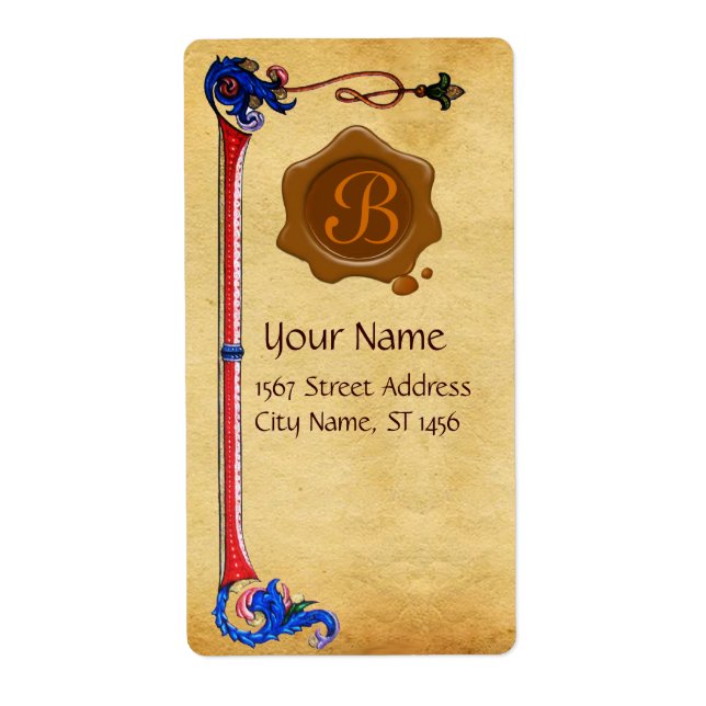 FLORENTINE PARCHMENT BROWWAX SIEGEL MONOGRAM (Vorne)