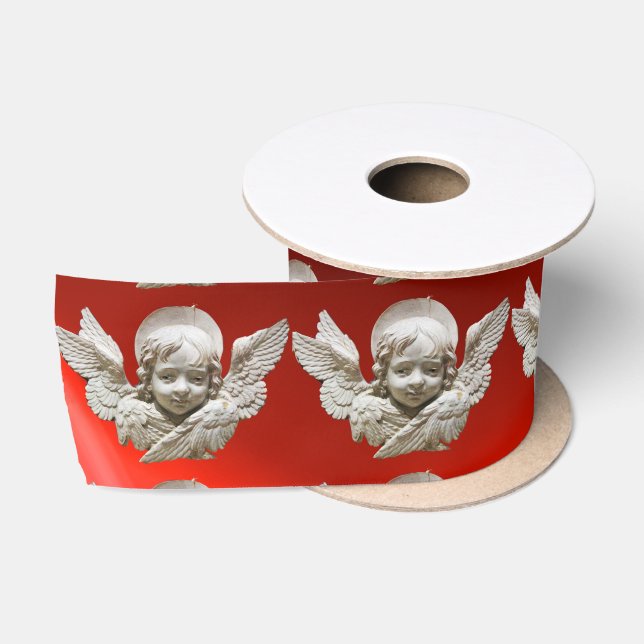 FLORENTINE RENAISSANCE ANGEL Blue Gem Satinband (Spule)