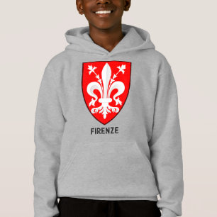 Florentiner Lilien-Wappen Feine Kunst Hoodie