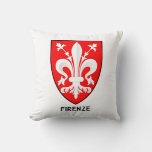 Florentiner Lilien-Wappen Feine Kunst Kissen