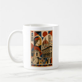 Florentiner Renaissance – Geometrischer Kunstbeche Kaffeetasse