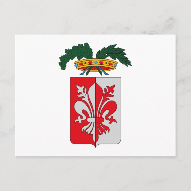 Florentiner Wappen Postkarte (Vorderseite)