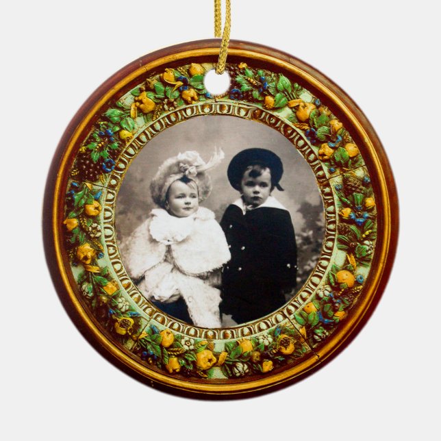 FLORENTINISCHE RENAISSANCE TRÄGT Foto-Schablone Keramikornament (Vorne)