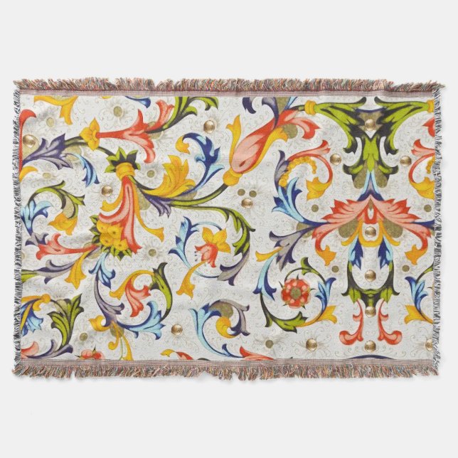 FLORENTINISCHE RENAISSANCE WIRBEL, BLUME DECKE (Vorderseite)
