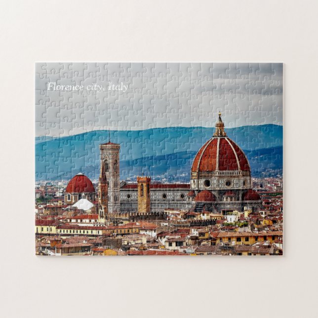 Florenz Altstadt Landschaft Italien Skyline (Horizontal)
