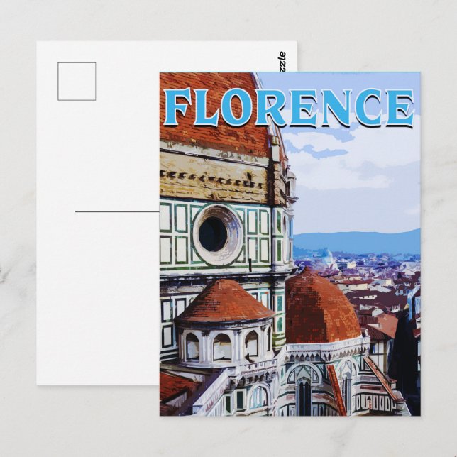 Florenz: Eine Reise durch Kunst, Geschichte und Ku Postkarte (Vorne/Hinten)