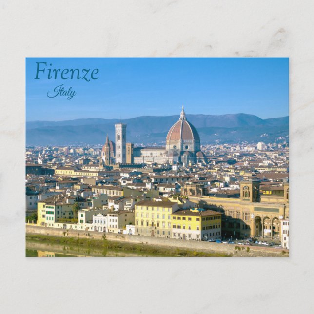 Florenz, Firenze, Italien Postkarte (Vorderseite)