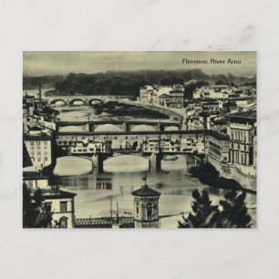 Florenz, Fluss Arno Postkarte