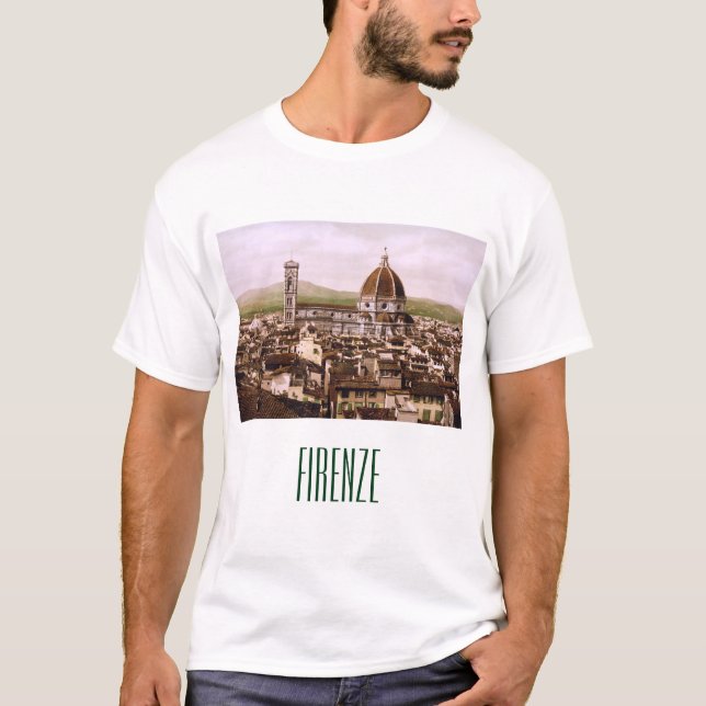 Florenz im späten 19. Jahrhundert T-Shirt (Vorderseite)