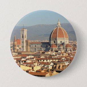 Florenz, Italien Button