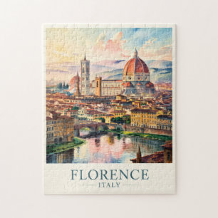 Florenz Italien Dom Kathedrale Aquarell Reise