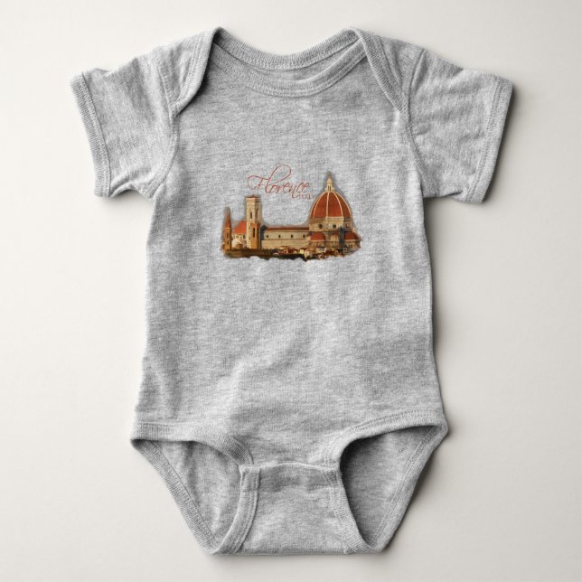 Florenz, Italien: Duomo Baby Strampler (Vorderseite)