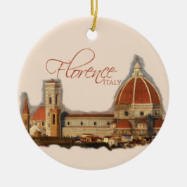 Florenz, Italien: Duomo Keramik Ornament