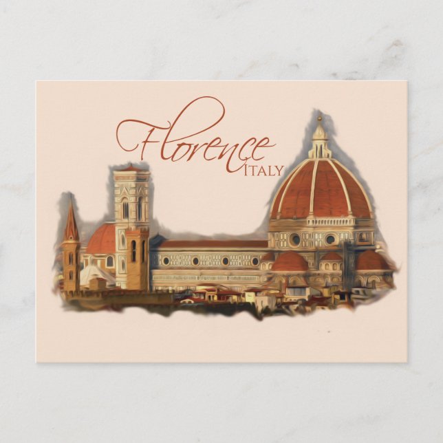 Florenz, Italien: Duomo Postkarte (Vorderseite)