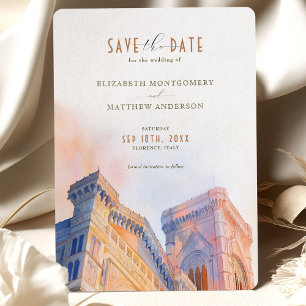 Florenz Italien Duomo Save-the-Date Einladung