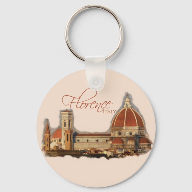 Florenz, Italien: Duomo Schlüsselanhänger (Vorderseite)