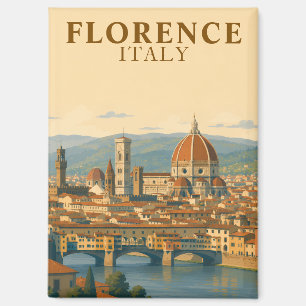 Florenz Italien Duomo Vintage Reise Magnet