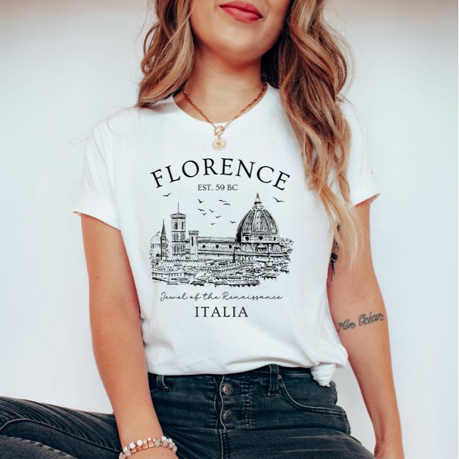 Florenz Italien - Florenz Italienisches Souvenir T-Shirt (Von Creator hochgeladen)