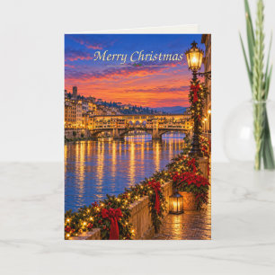 Florenz Italien Frohe Weihnachten