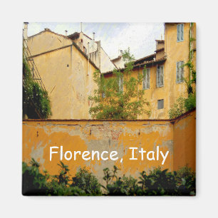 Florenz Italien - Gelbe Architektur Magnet