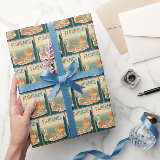 Florenz, Italien Geschenkpapier (Schenken)