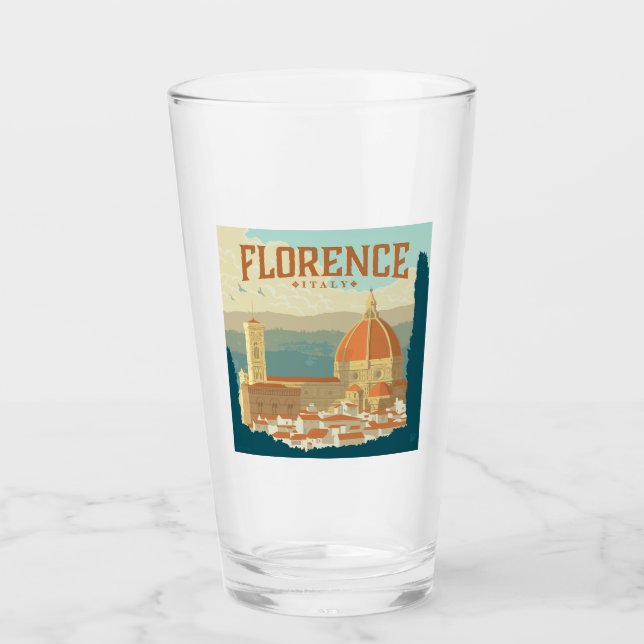 Florenz, Italien Glas (Vorderseite)