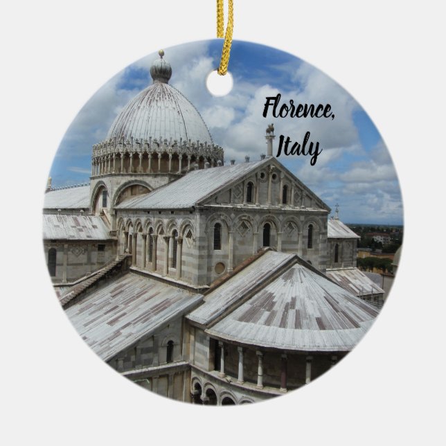 Florenz Italien Keramik Ornament (Vorne)