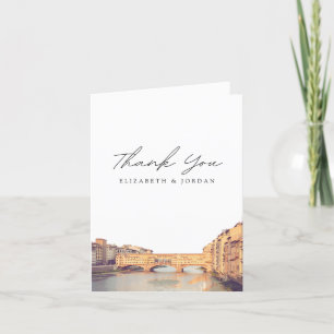 Florenz Italien Leer Dankeschön-Karte Dankeskarte
