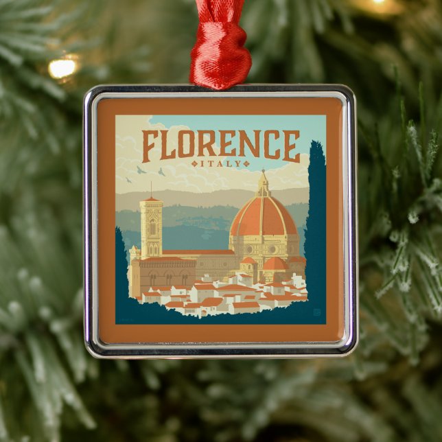 Florenz, Italien Ornament Aus Metall (Baum)