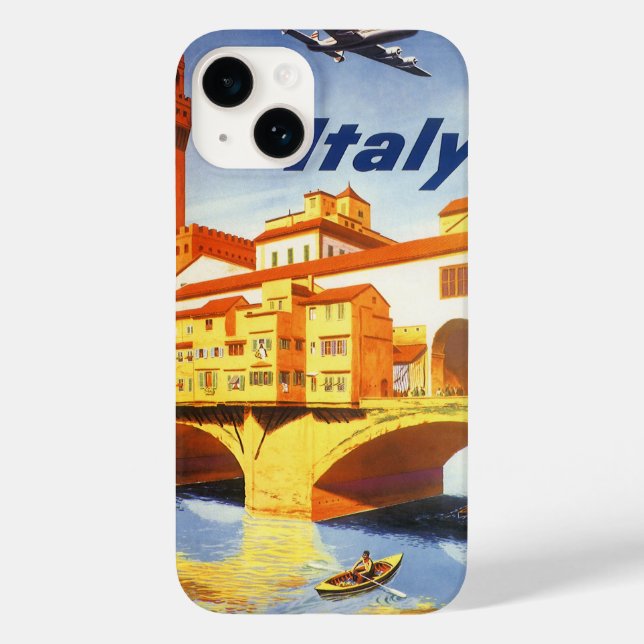 Florenz Italien Ponte Vecchio Bridge Case-Mate iPhone 14 Hülle (Rückseite)